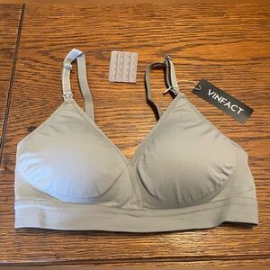 Light Gray Seamless Wireless Bralette